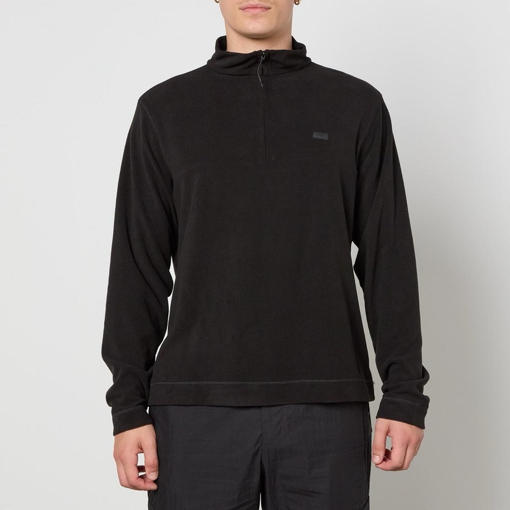 🌻NEW w/tags Rains Black Addis Fleece 1/2 Zip Unisex Size XXL